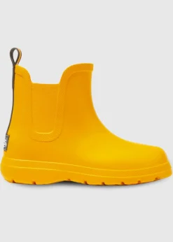 Totes Cirrus Yellow Kids Chelsea Rain Boot