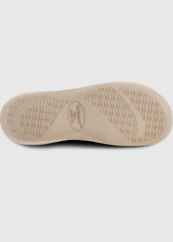 Totes Isotoner Natural Ladies Popcorn Terry Mule Slippers