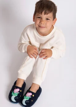 Totes Kids Blue Novelty Slippers