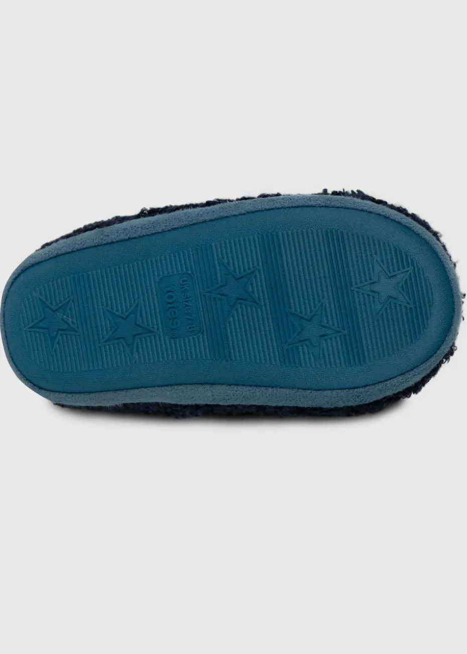 Totes Kids Blue Novelty Slippers