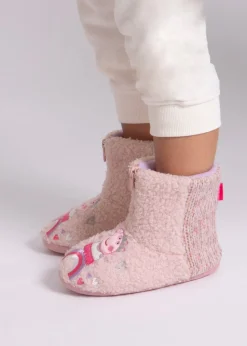 Totes Kids Peppa Pig Bootie Slippers