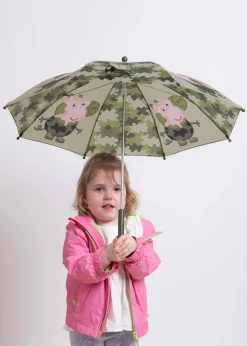 Totes Peppa Pig Kids George Pig Camo Walker Umbrella