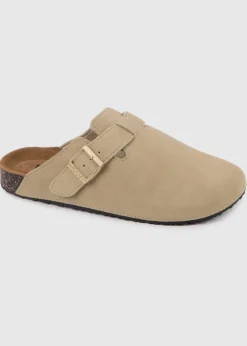 Totes Sand Ladies Suede Clog