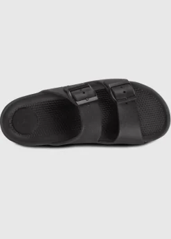 Totes Solbounce Black Adjustable Double Buckle Slider