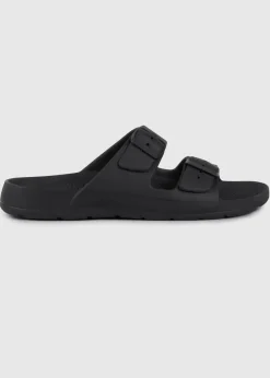 Totes Solbounce Black Adjustable Double Buckle Slider