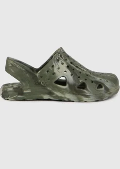 Totes Solbounce Khaki Childrens Clogs (Younger 5- Older 3)