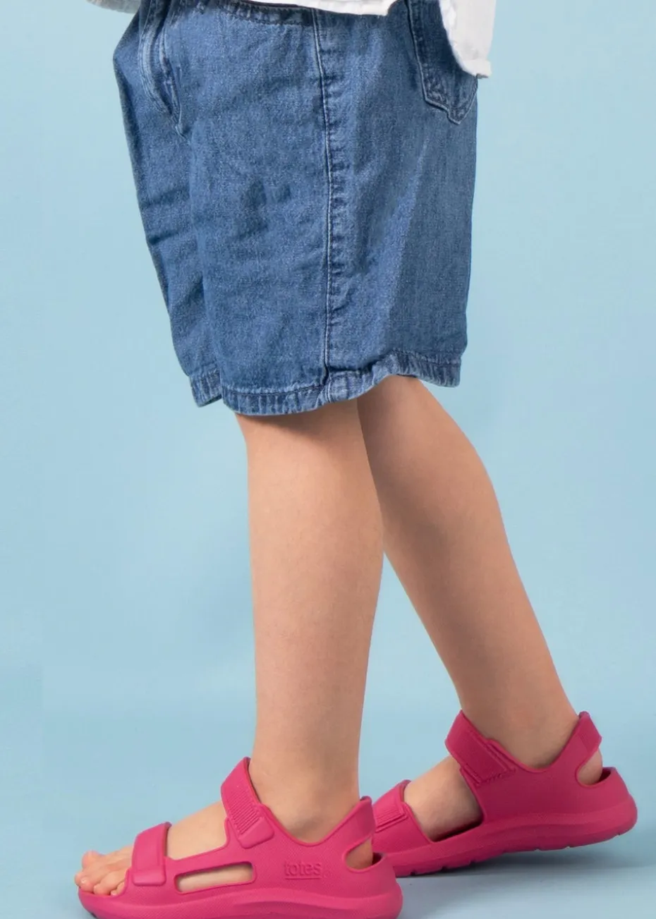 Totes Solbounce Pink Children Sports Sandal (Younger 7-Older 4)