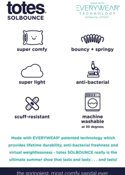 Totes Solbounce Stone Toe Post