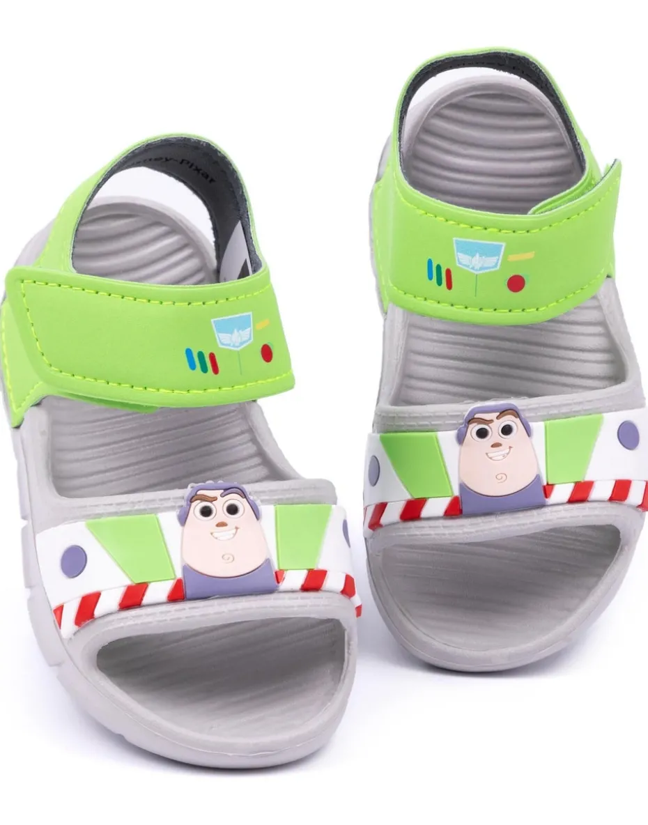 Toy Story Buzz Lightyear Kids Grey Sandals (Younger 6-12 Older)