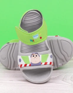 Toy Story Buzz Lightyear Kids Grey Sandals (Younger 6-12 Older)