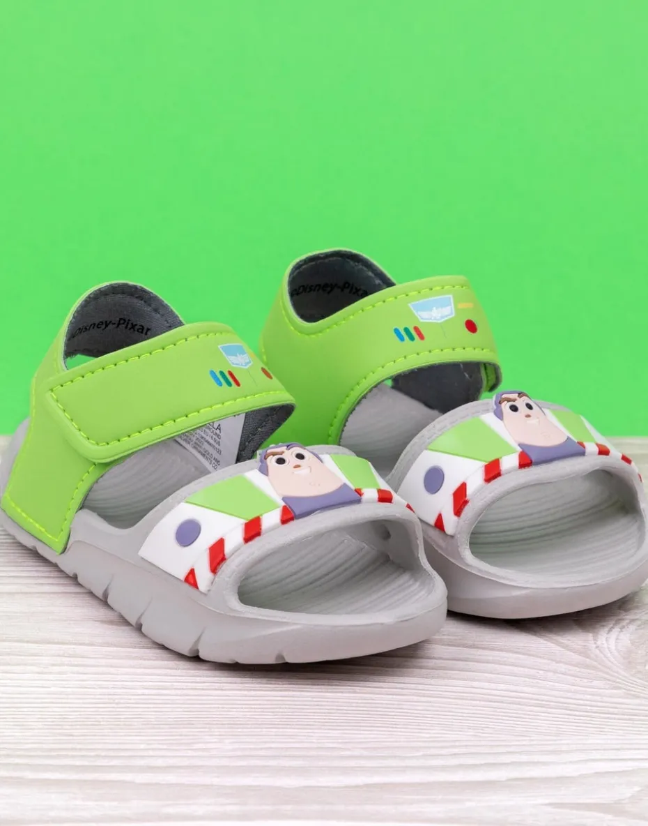 Toy Story Buzz Lightyear Kids Grey Sandals (Younger 6-12 Older)