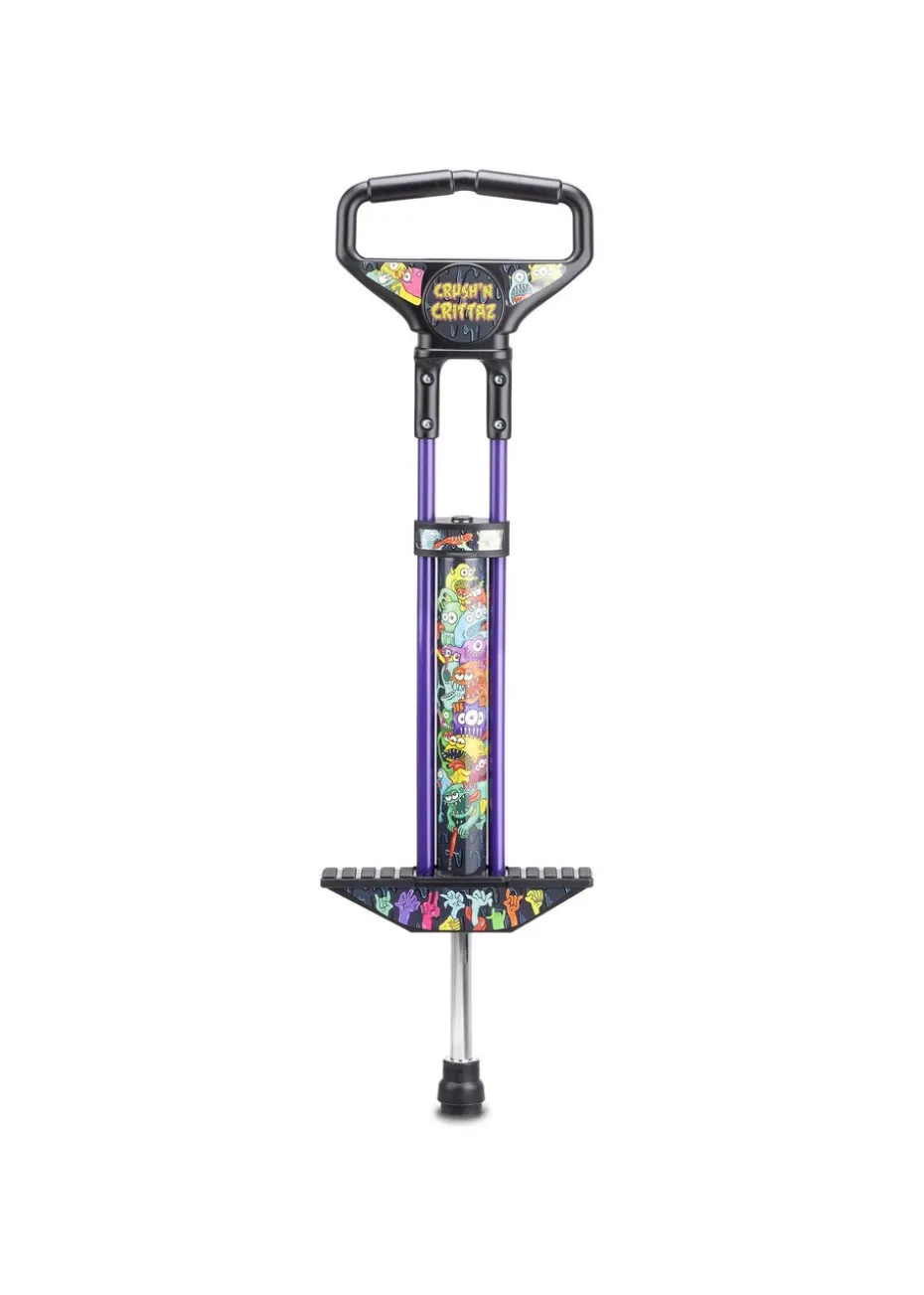 Toyrific Black Crush'N Crittaz Pogo Stick