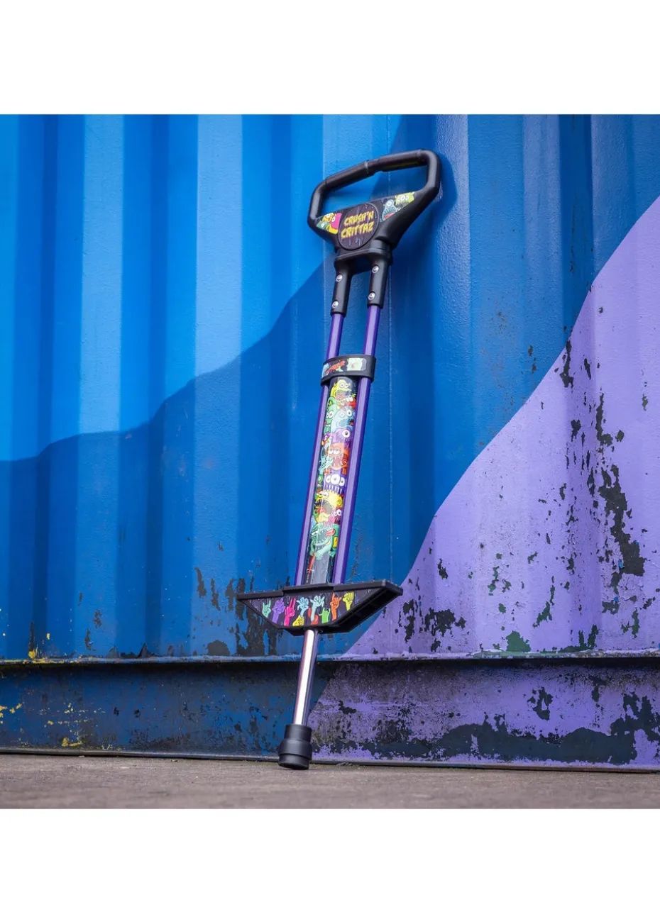 Toyrific Black Crush'N Crittaz Pogo Stick