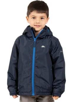 Trespass Boys Navy Rudi Waterproof Jacket (2-12yrs)