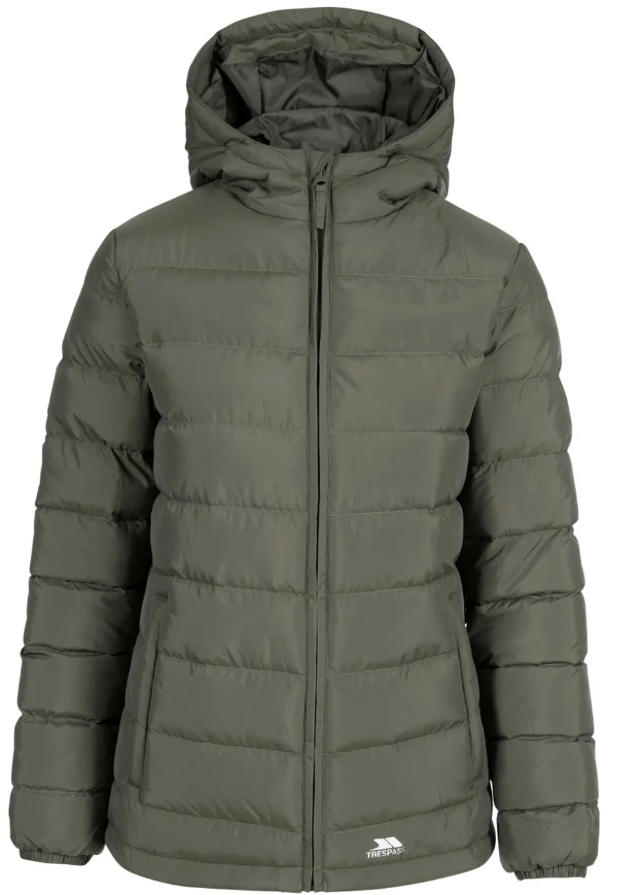 Trespass Elegant Khaki Padded Jacket