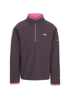 Trespass Girls Dark Grey Sybil Micro Fleece (2-12yrs)
