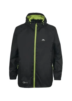 Trespass Kids Black Qikpac Waterproof Packaway Jacket (2-12yrs)