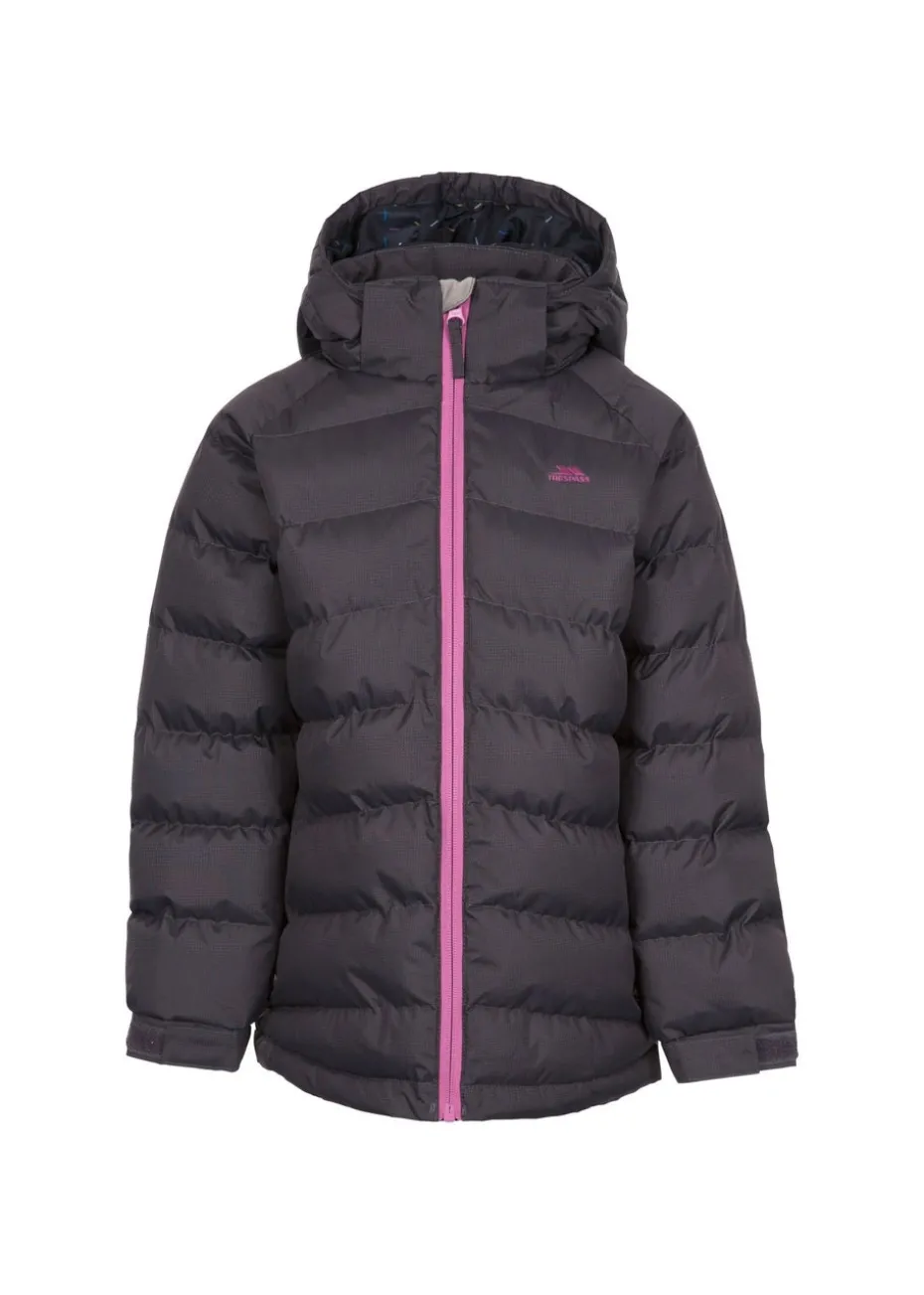 Trespass Kids Dark Grey Amira Casual Jacket (2-12yrs)
