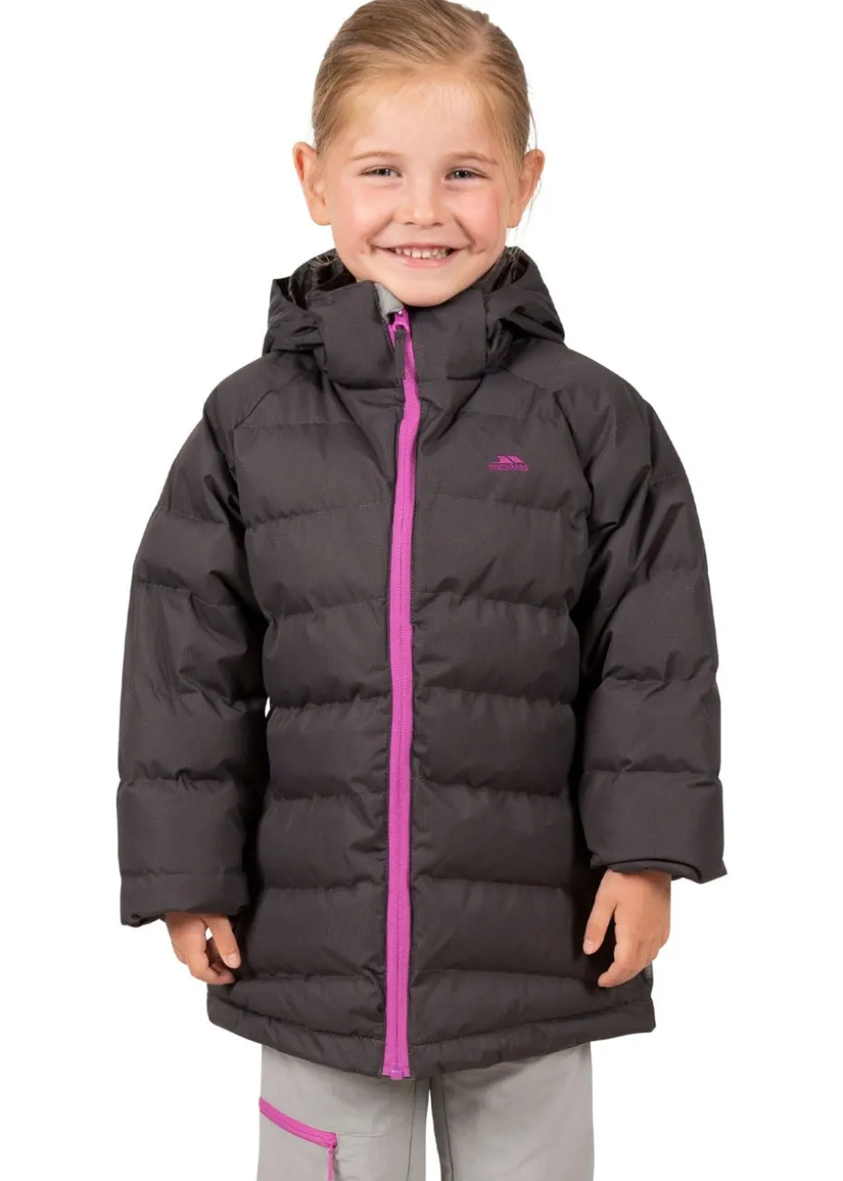 Trespass Kids Dark Grey Amira Casual Jacket (2-12yrs)