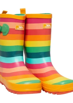 Trespass Kids Multi Colour Stripe Puddle Wellington Boots (Younger 7 - Older 3)