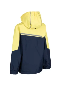 Trespass Kids Navy & Yellow Submerged Jacket (3-12yrs)