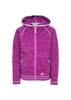 Trespass Kids Purple Goodness Full Zip Hooded Fleece Jacket (3-12yrs)