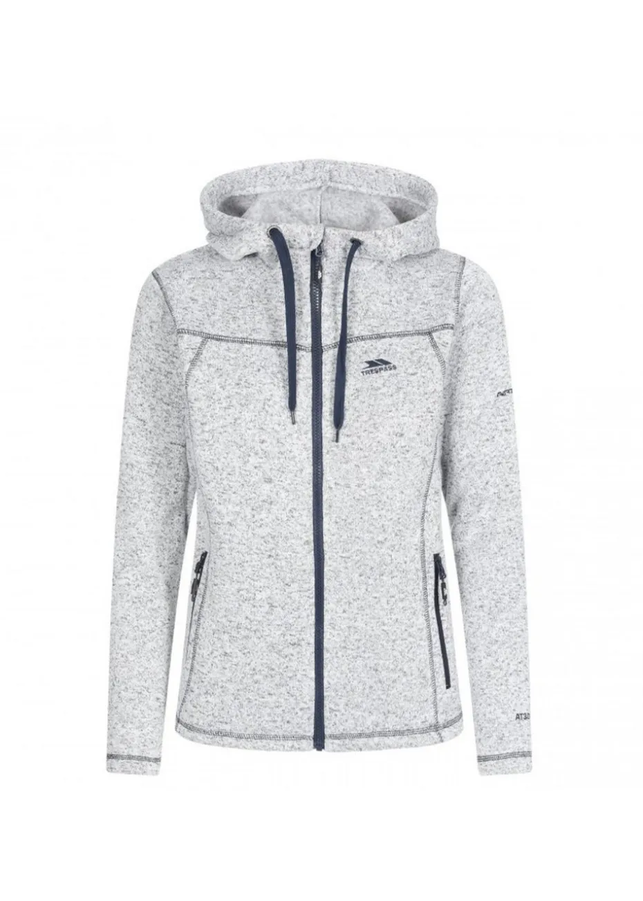 Trespass Light Grey Odelia Fleece Jacket