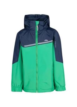 Trespass Navy & Green Submerged Jacket (3-12yrs)