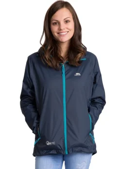 Trespass Navy Qikpac Packaway Waterproof Jacket
