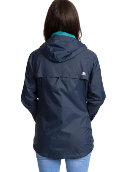 Trespass Navy Qikpac Packaway Waterproof Jacket