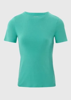 Turquoise Fitted T-Shirt