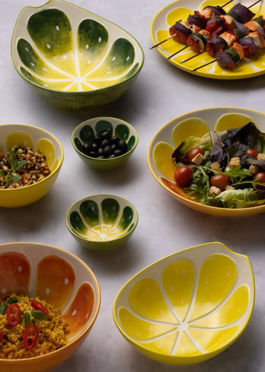 Typhoon World Foods Lemon Oval Bowl (22cm)