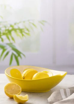 Typhoon World Foods Lemon Oval Bowl (22cm)