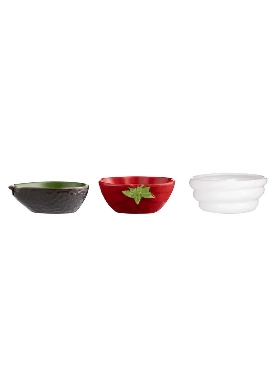 Typhoon World Foods Set of 3 Fajita Bowls