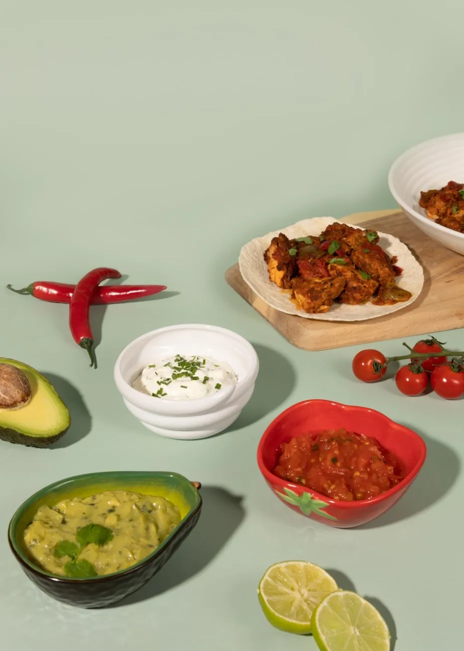 Typhoon World Foods Set of 3 Fajita Bowls