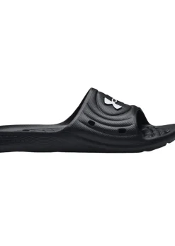 Under Armour Black/White Locker IV Sliders