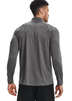 Under Armour Grey/Black Tech Half Zip Top