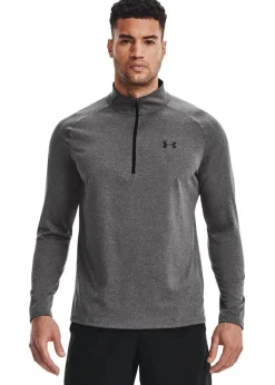 Under Armour Grey/Black Tech Half Zip Top