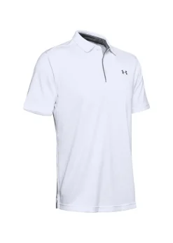 Under Armour White Tech Polo Shirt