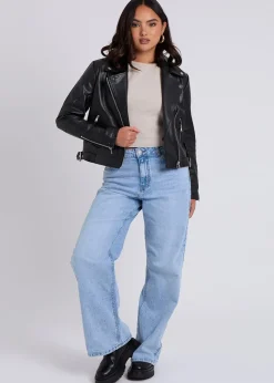 Urban Bliss Black Faux Leather Jacket