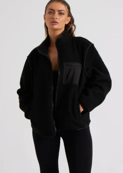 Urban Bliss Black Fleece Jacket