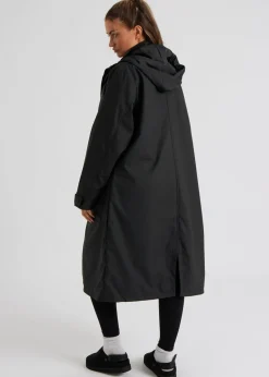Urban Bliss Black Rubberised Raincoat