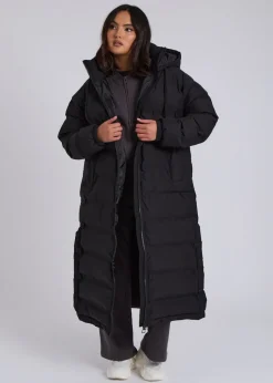 Urban Bliss Black Seamless Maxi Puffer Coat