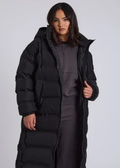 Urban Bliss Black Seamless Maxi Puffer Coat