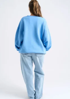 Urban Bliss Blue Florida Oversized Sweatshirt