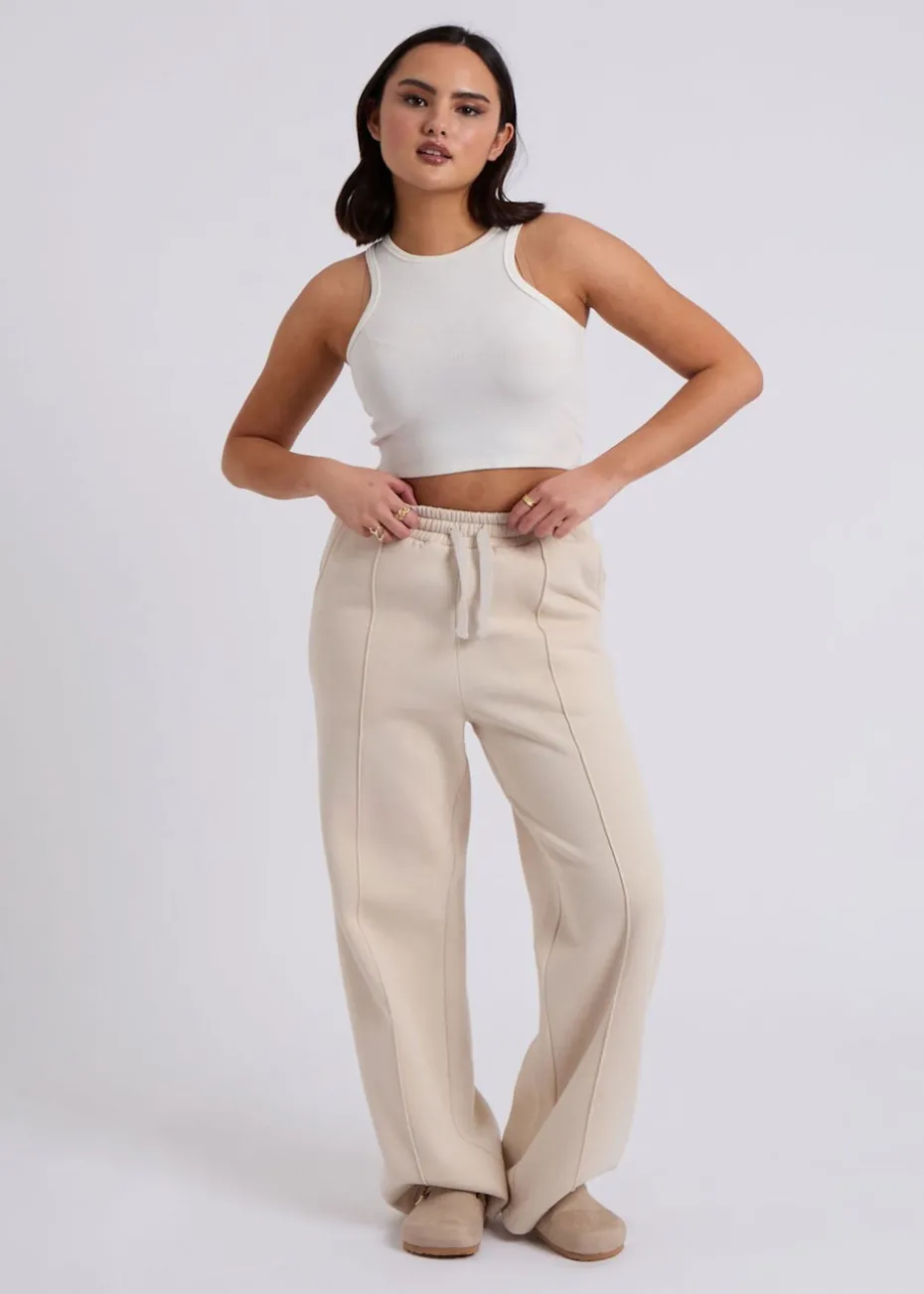 Urban Bliss Cream Wide Leg Jogger