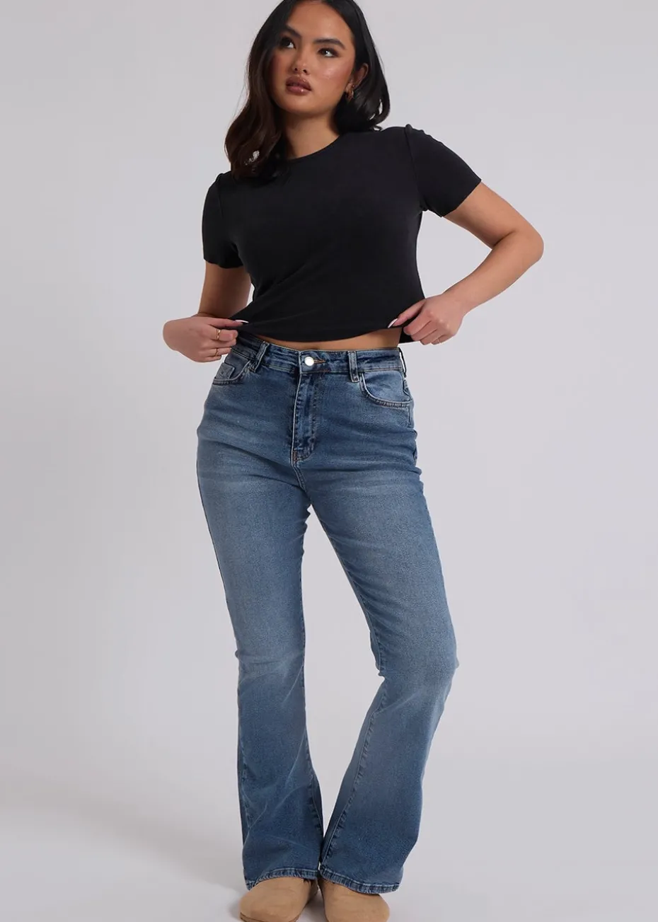 Urban Bliss Dark Blue Bootcut Jean