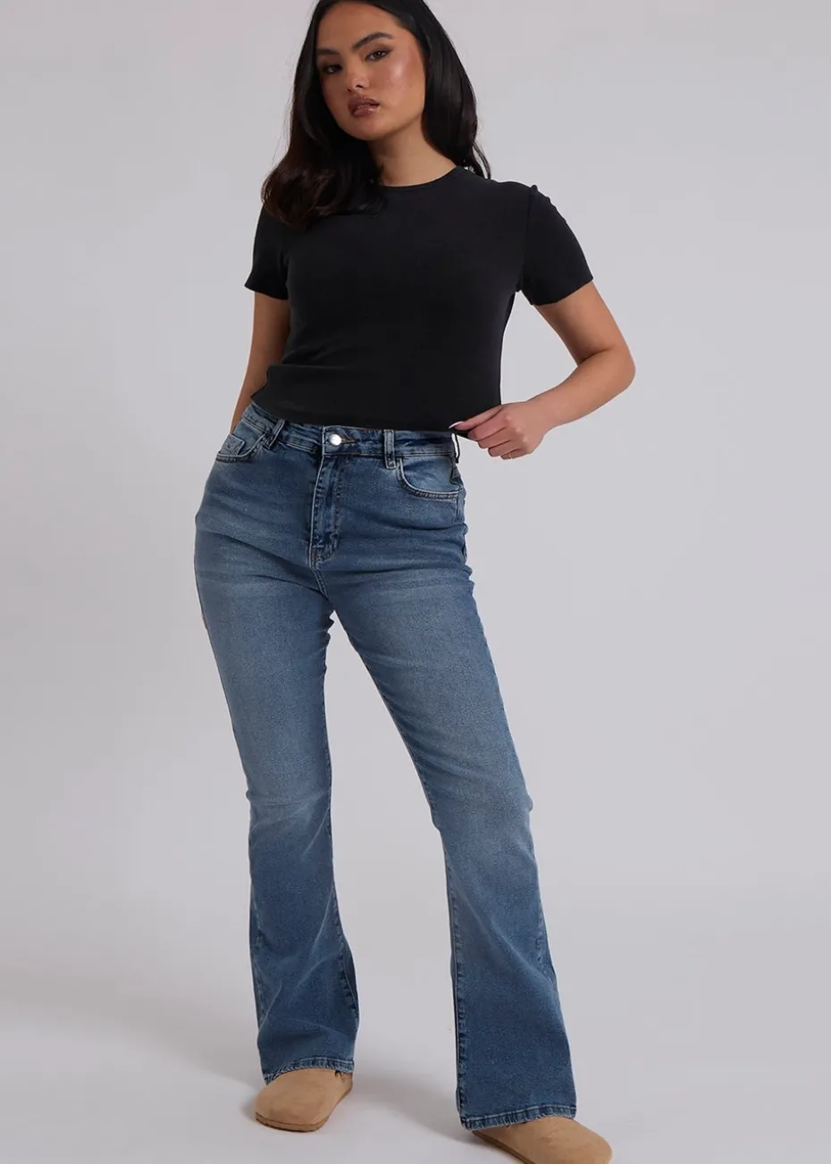 Urban Bliss Dark Blue Bootcut Jean