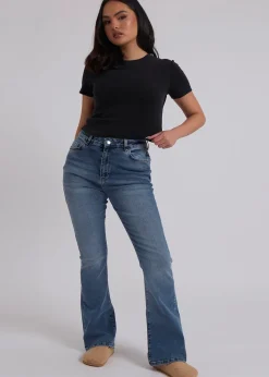 Urban Bliss Dark Blue Bootcut Jean