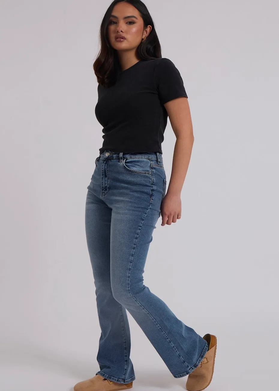 Urban Bliss Dark Blue Bootcut Jean
